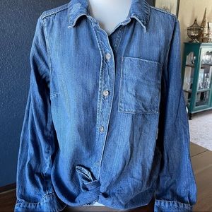 KUT denim button-down